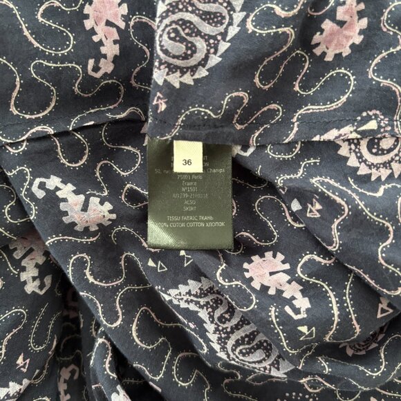 NWOT! Isabel Marant Etoile Paisley Handkerchief Mini Skirt - 36/S - Picture 4 of 9